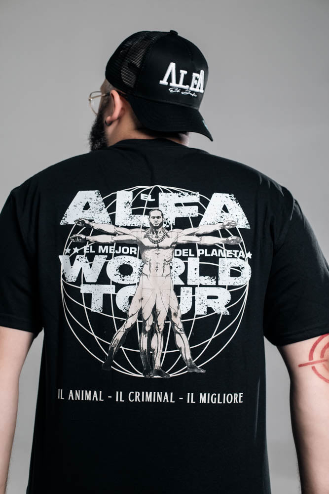 El Alfa Classic Logo Black Trucker Hat