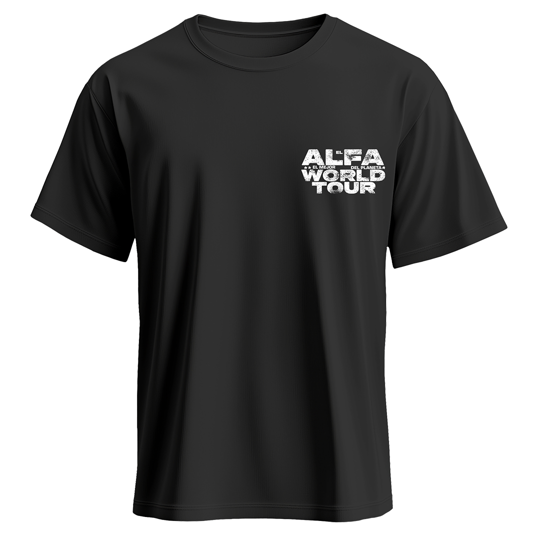 El Alfa “El Mejor del Planeta” Oversized Tour T-Shirt – Exclusive Edition